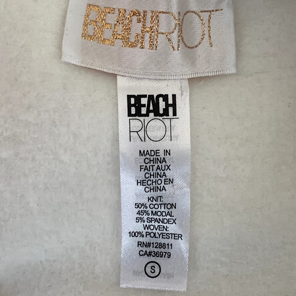 Beach Riot Sz S Stella Python Printed Oversized P… - image 5